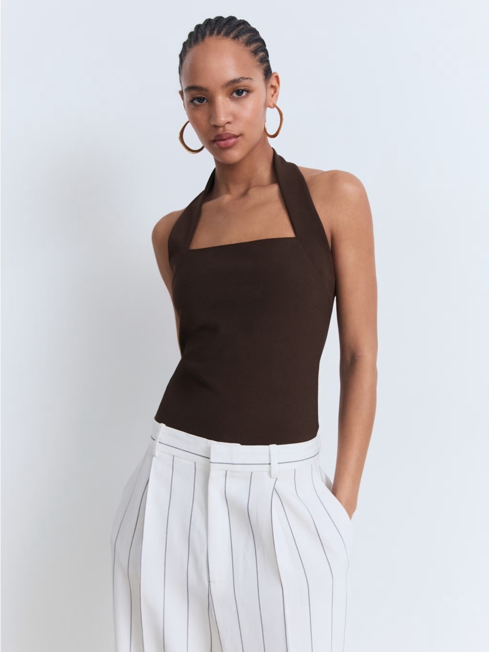 Mango Halter Neck Top